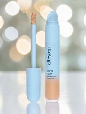 NIB Alleyoop Game Face Second Skin Concealer - Shade: MVP (Medium Tan)